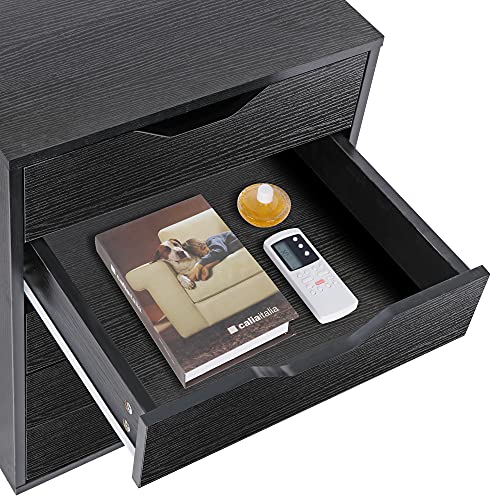 White 5 Drawer Mobile File Cabinet with Casters N62574