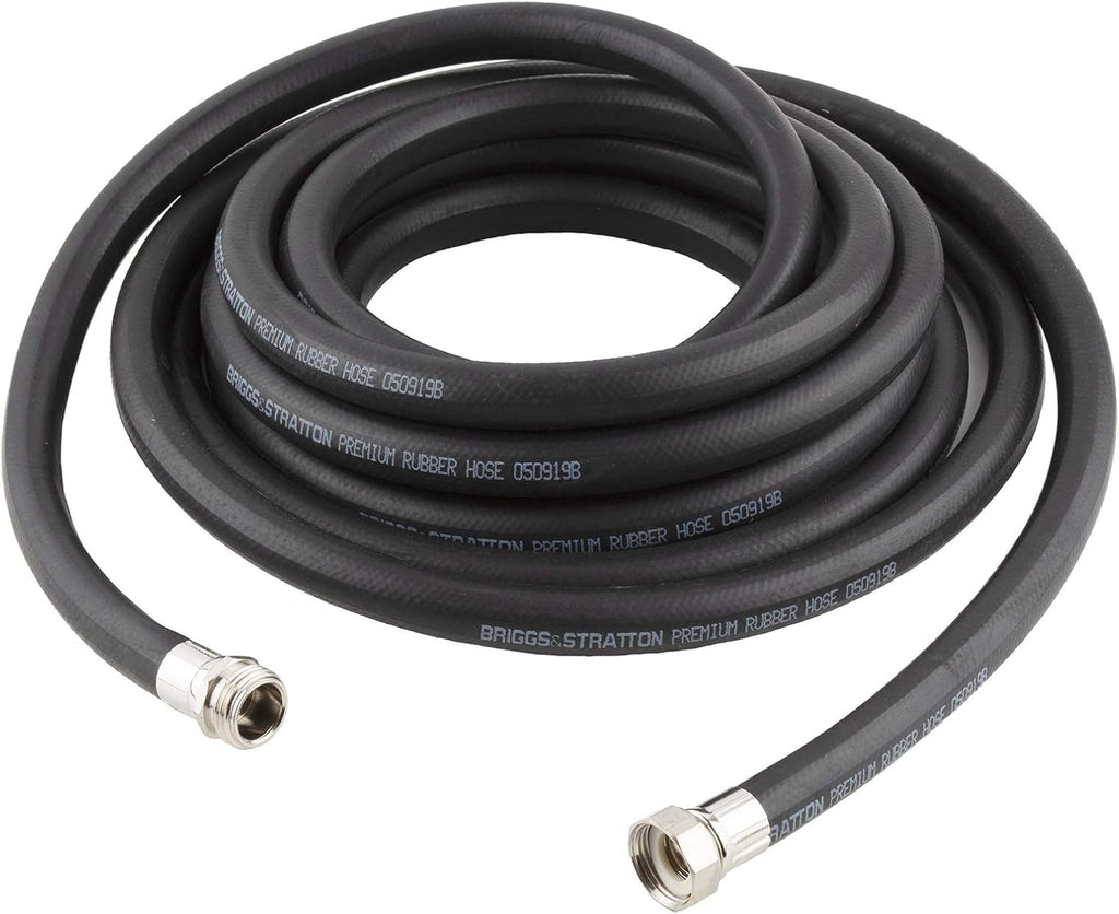 75-Foot Heavy-Duty Rubber Garden Hose Pack of 2 L22704