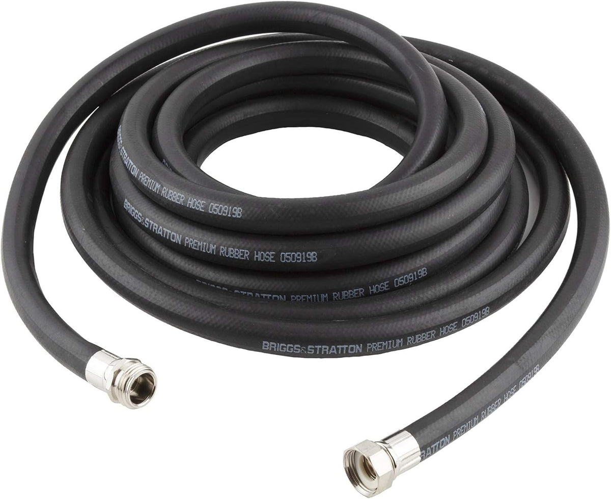 75-Foot Heavy-Duty Rubber Garden Hose Pack of 2 L22704