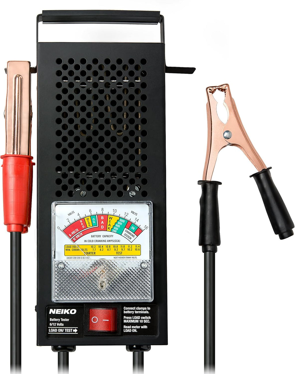 100 AMP 6 and 12 Volt Car Battery Tester K665390