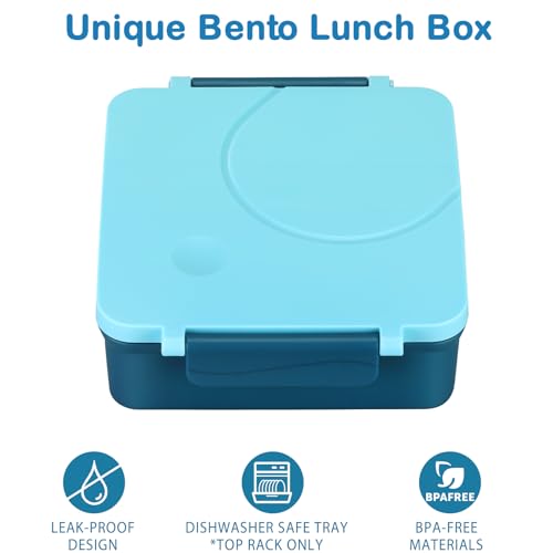 Black Bento Lunch Box Set with 8oz Soup Thermo and Insulated Lunch Bag T893