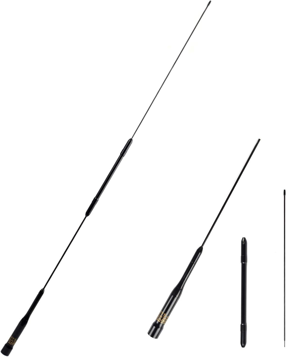 2meter 70cm Mobile Radio Antenna 29.5inch 144/430MHz PL259 Connector Pack of 2 V82861