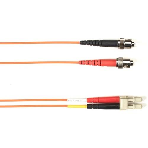 Black Orange Multimode Fiber Optic Cable 10M O13955
