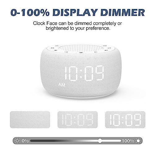 White Noise Machine with 18 Soothing Sounds, 7 Night Light, Sleep Timer H468495