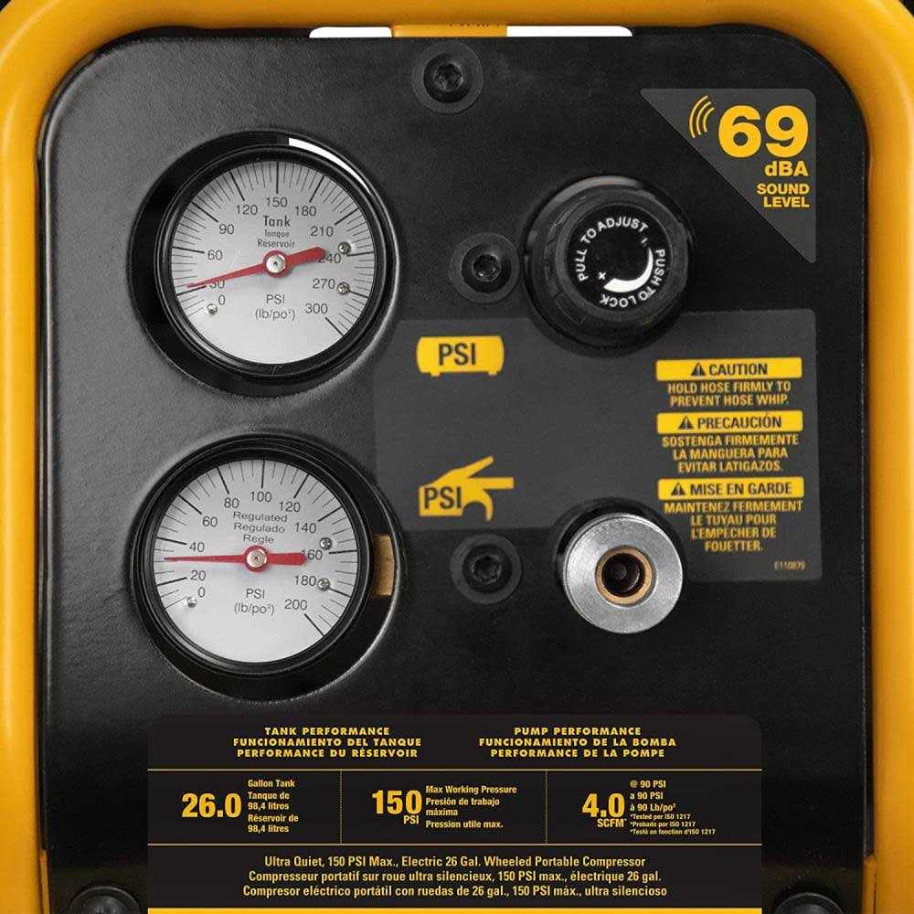 26-Gallon Vertical Ultra Quiet Air Compressor R165