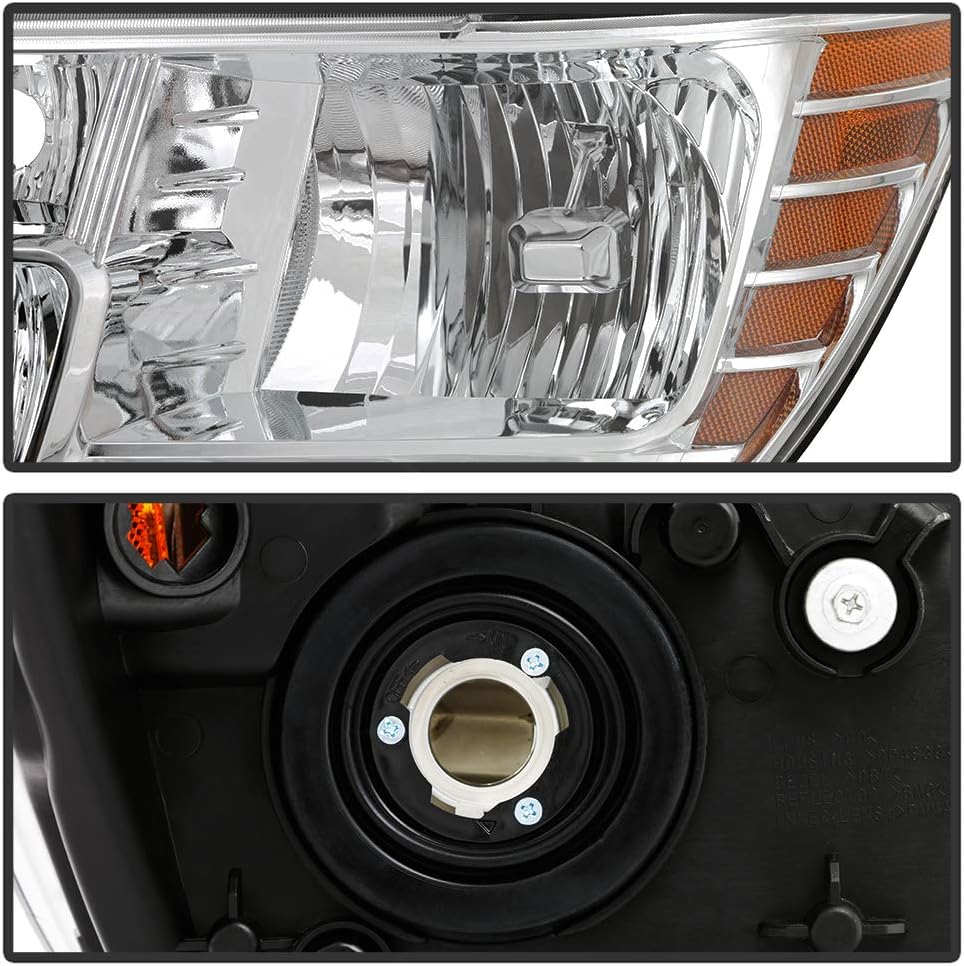 Chrome Housing Headlights Assembly Replacement Driver & Passenger Side K990959