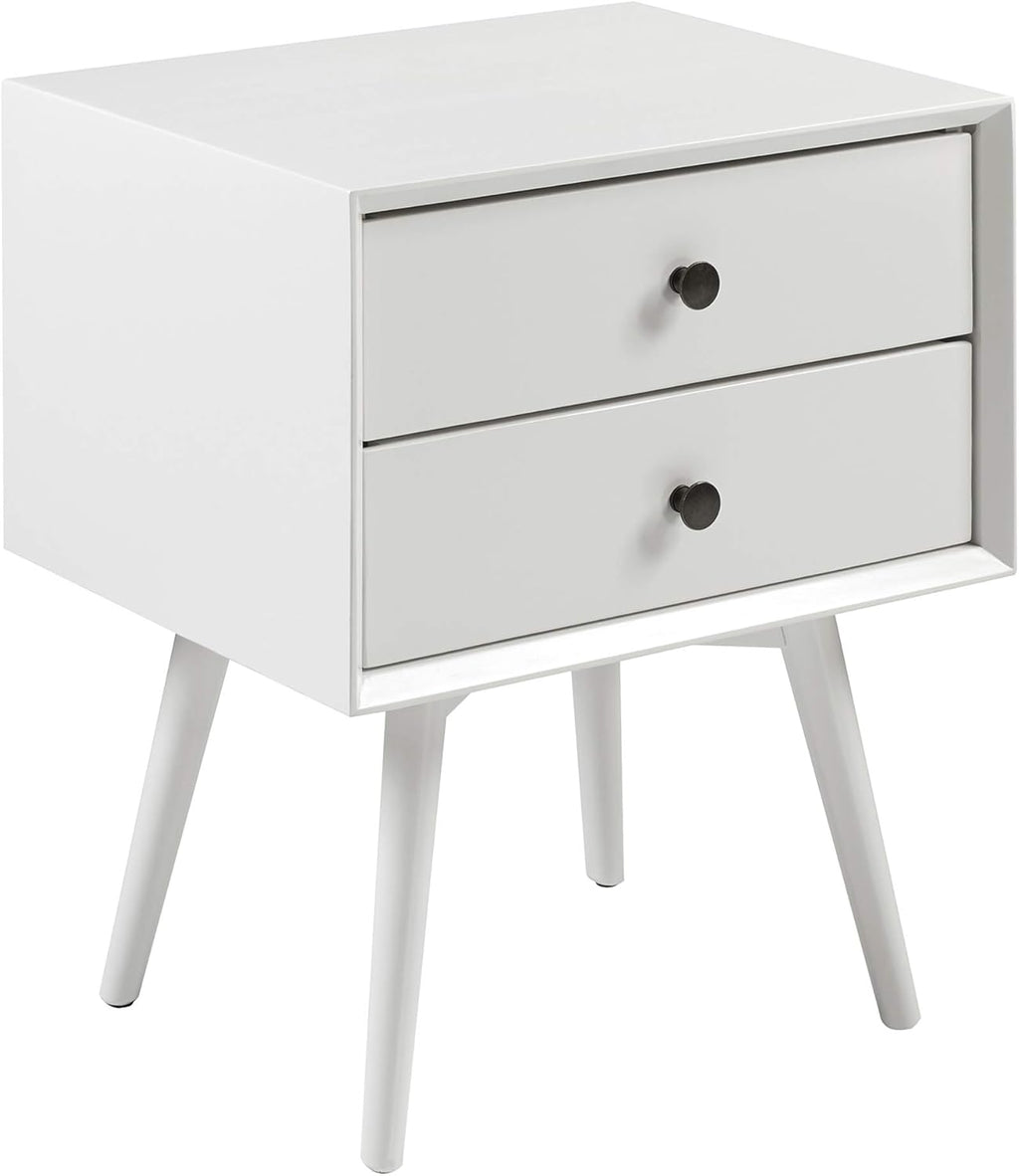 Wood 2 Drawer Nightstand Side Table L72125