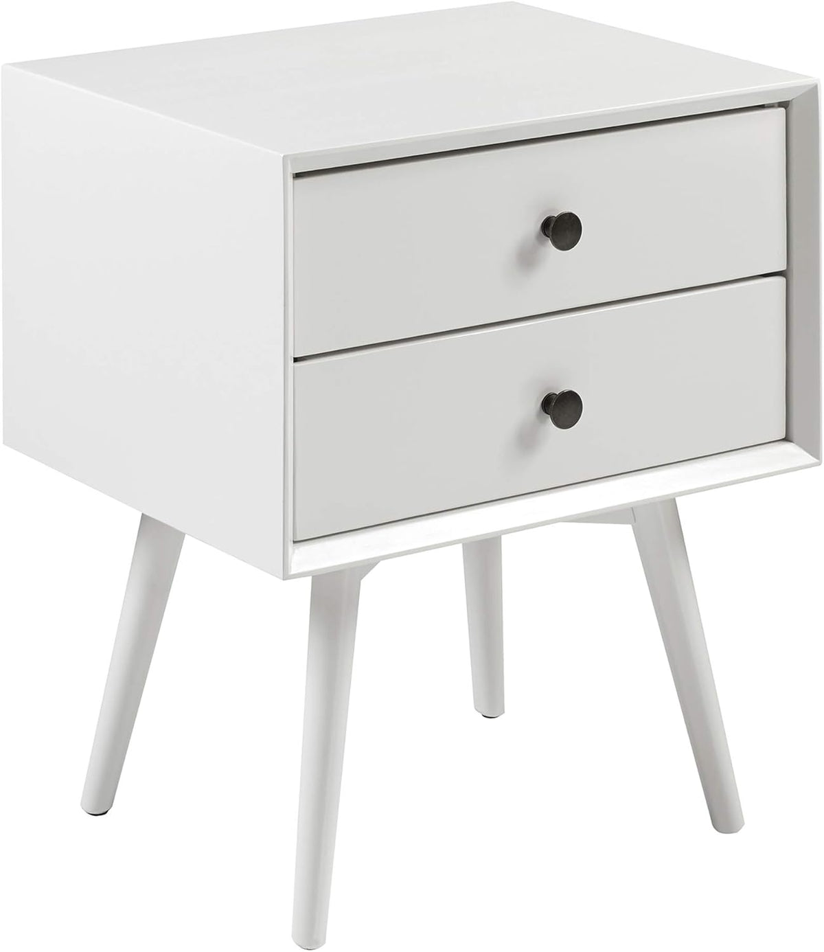 Wood 2 Drawer Nightstand Side Table L72125
