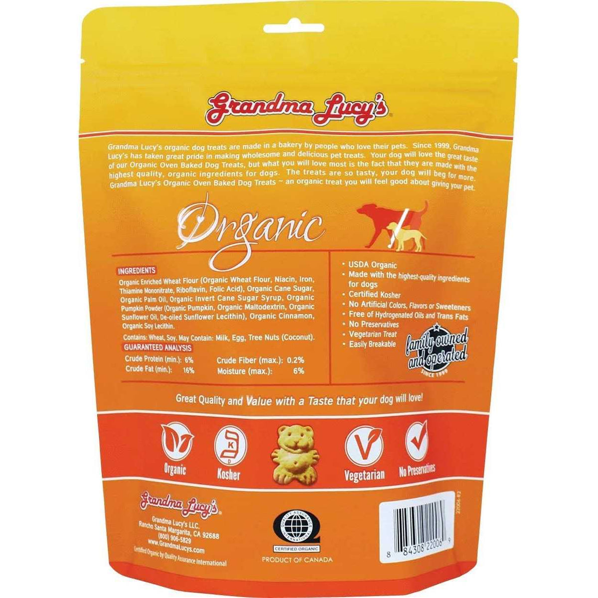 Organic Baked Dog Treats V9815