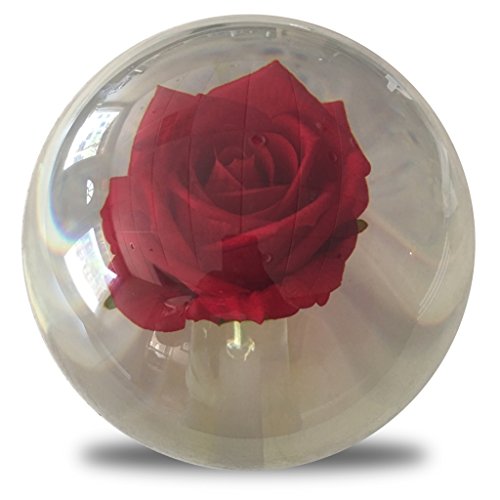 Clear Red Rose Bowling Ball 14lbs T50827