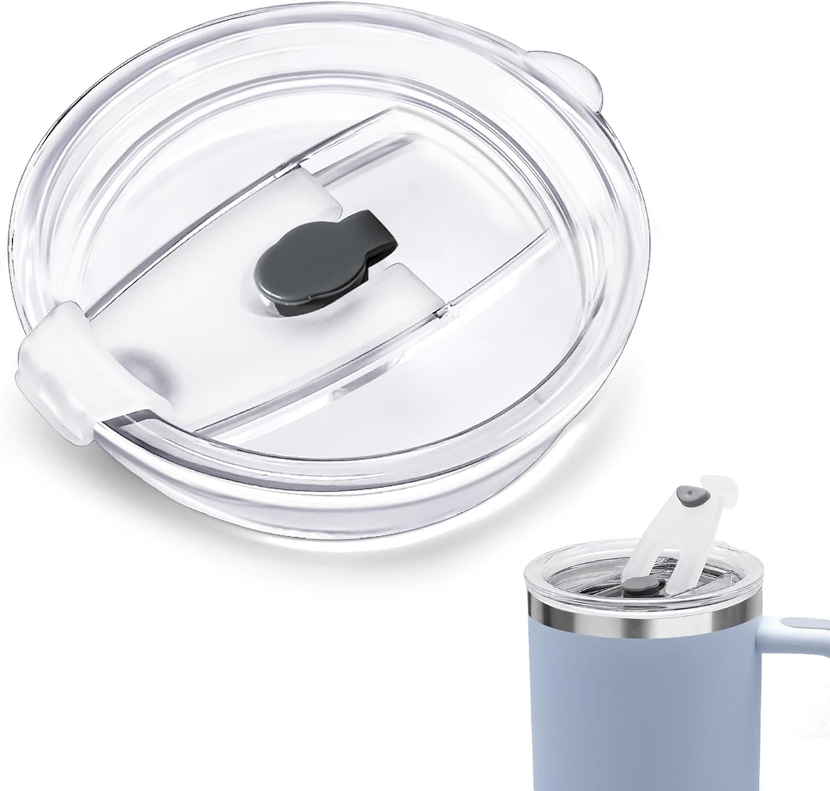 40 OZ Tumbler Lid Replacement, 1 PACK Leakproof J15873