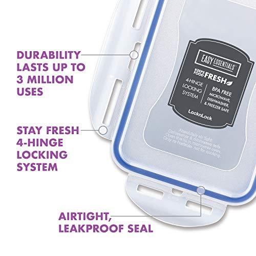 4-Piece Clear Food Storage Container Set I867