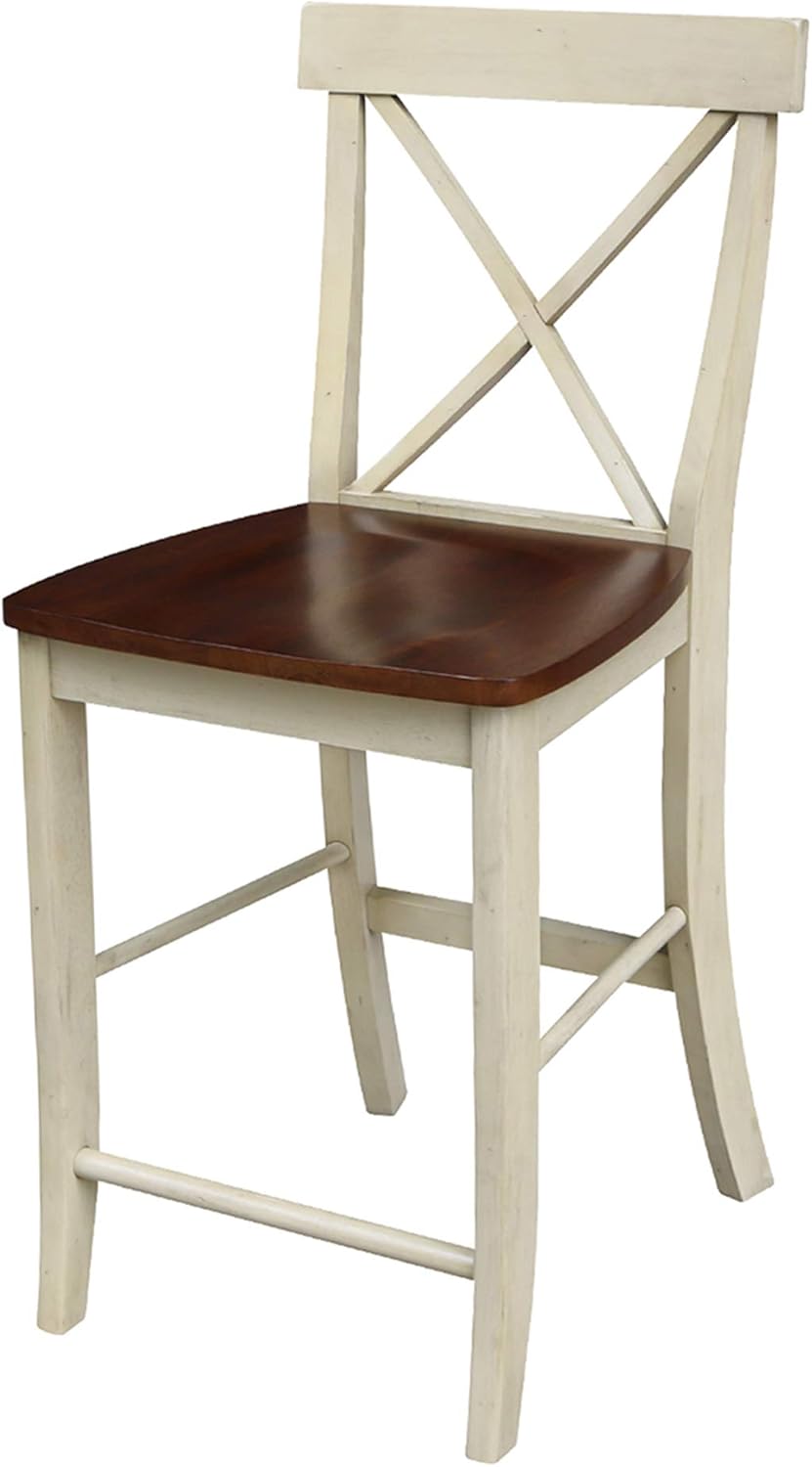24 inch Pecan Barstool T811655
