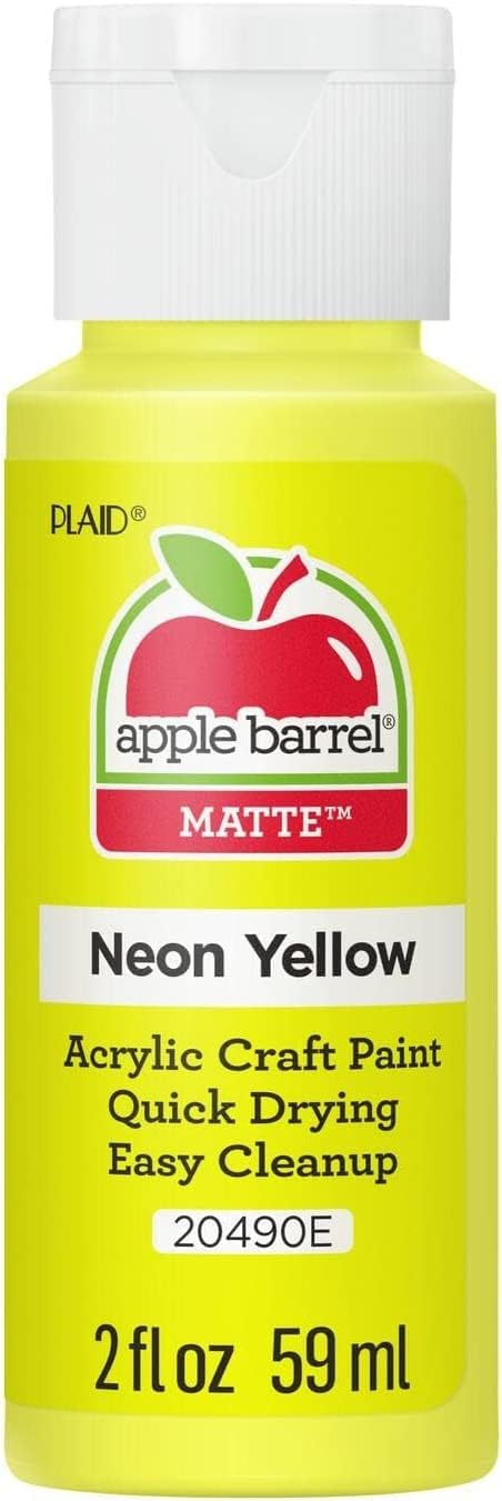 Neon Yellow Acrylic Paint 2 oz W891