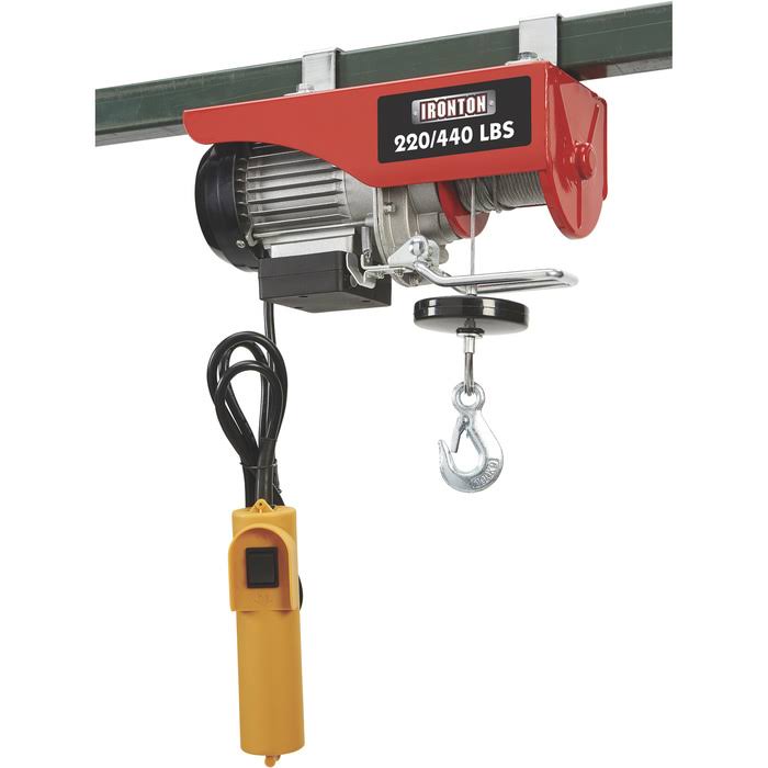 220-Lb. Single-Line Capacity Electric Cable Hoist Y8108