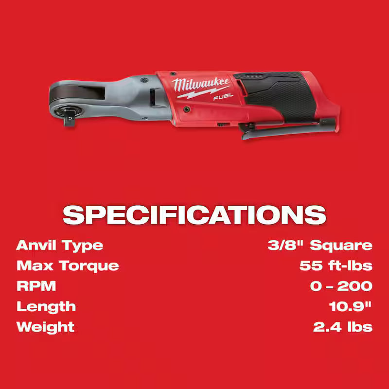 18V Brushless Cordless 3/8 in. Impact Wrench & Ratchet Q78050