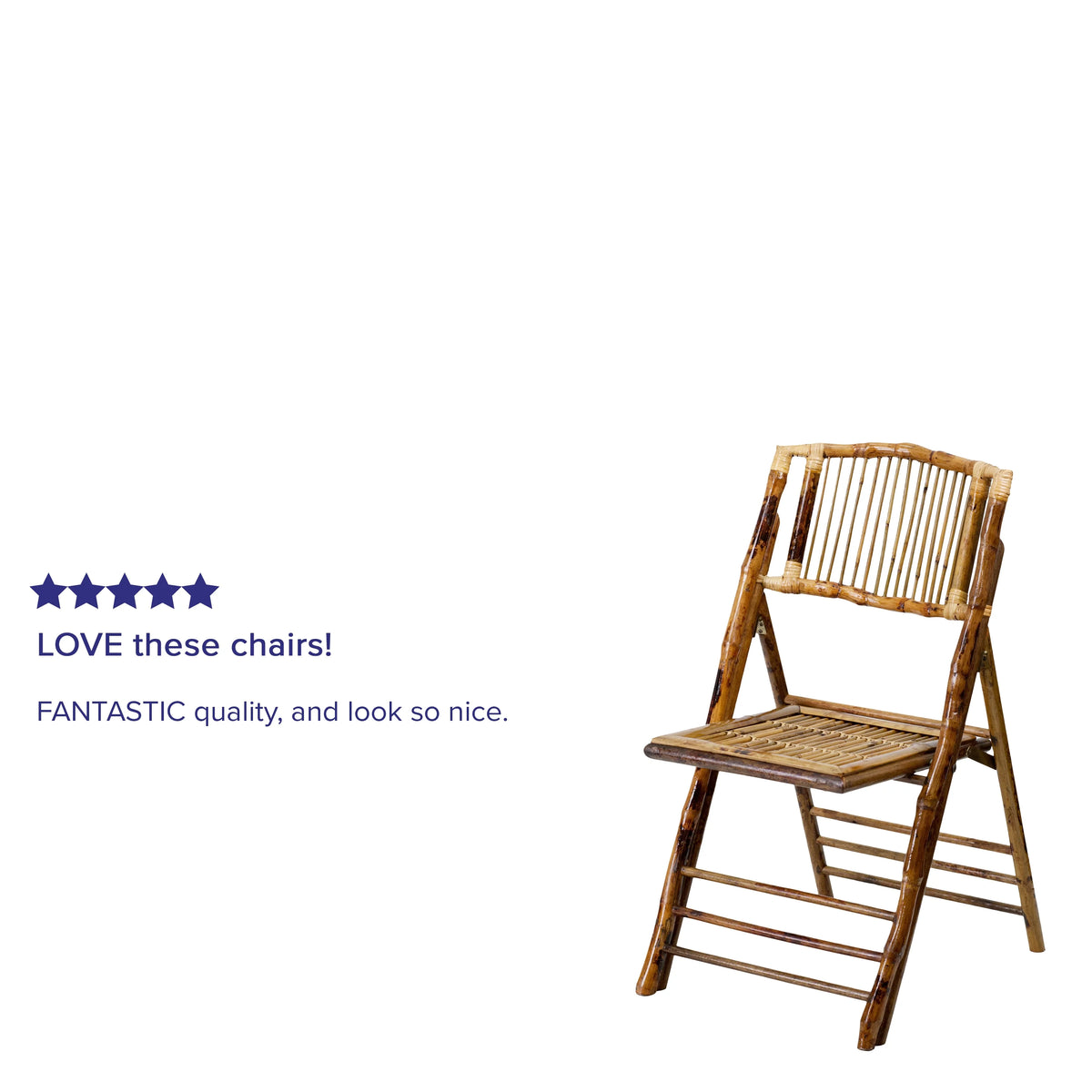 4 Pack Bamboo Wood Folding Chair W670