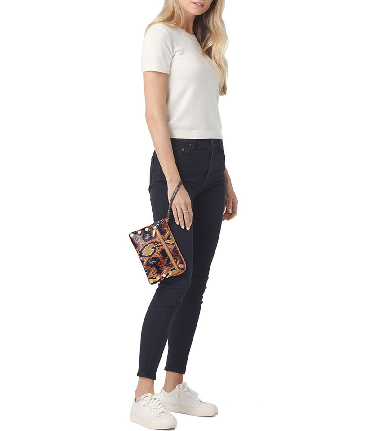 Brushed Gold Small Clutch D422