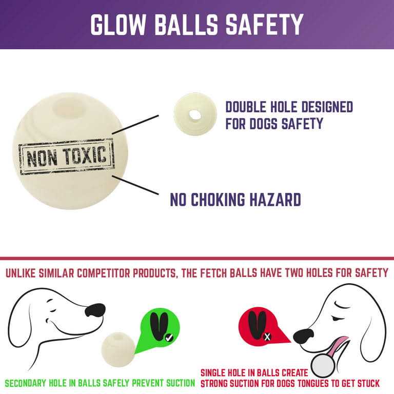 Glow Ball Dog Toys X407400