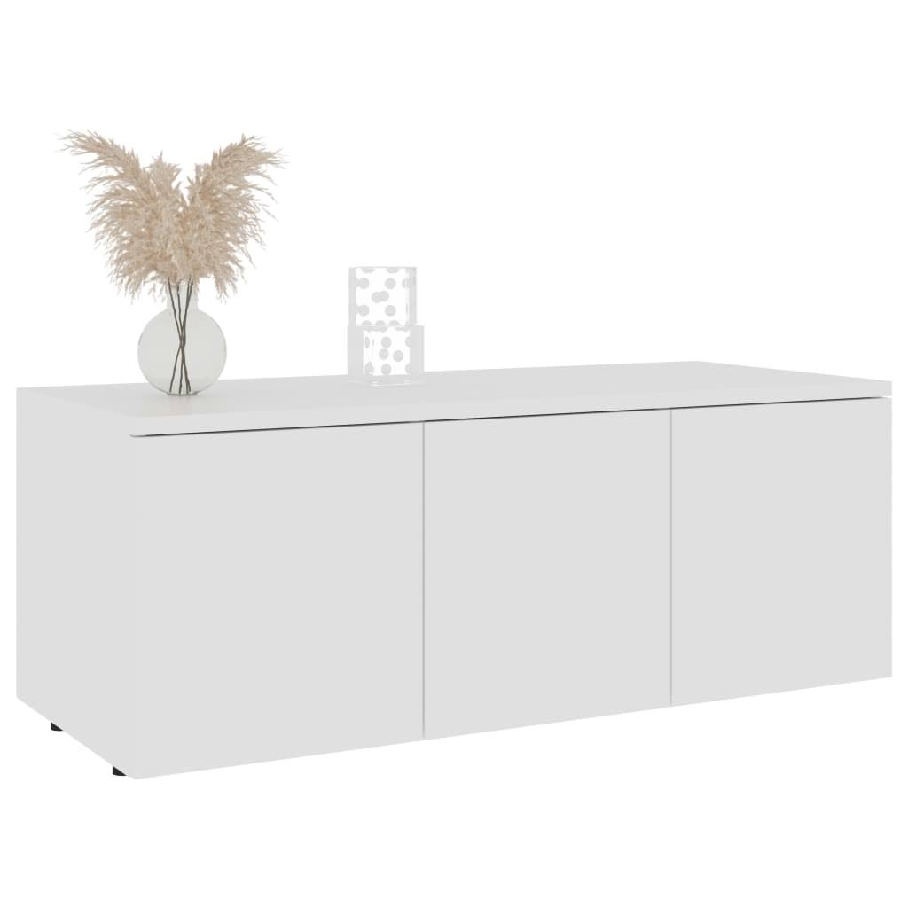 White Chipboard TV Cabinet B9370