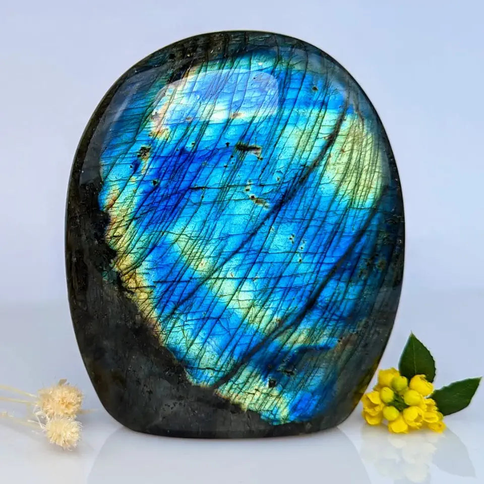 Crystals and Healing Stones 7-12.5 oz Labradorite H6518