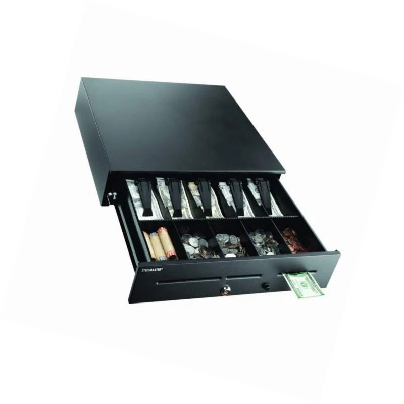 Black High-Security Cash Drawer R7686