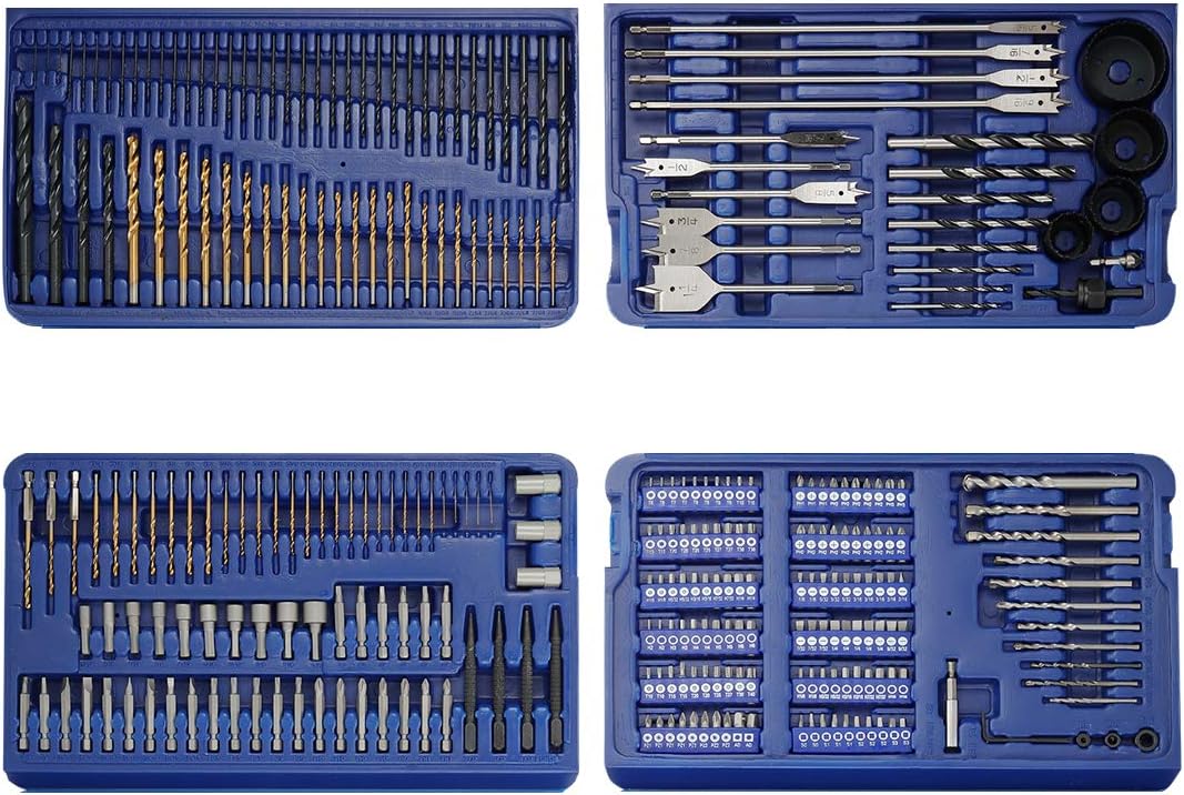 300-Piece Drill Bit Set with Storage Case Y898