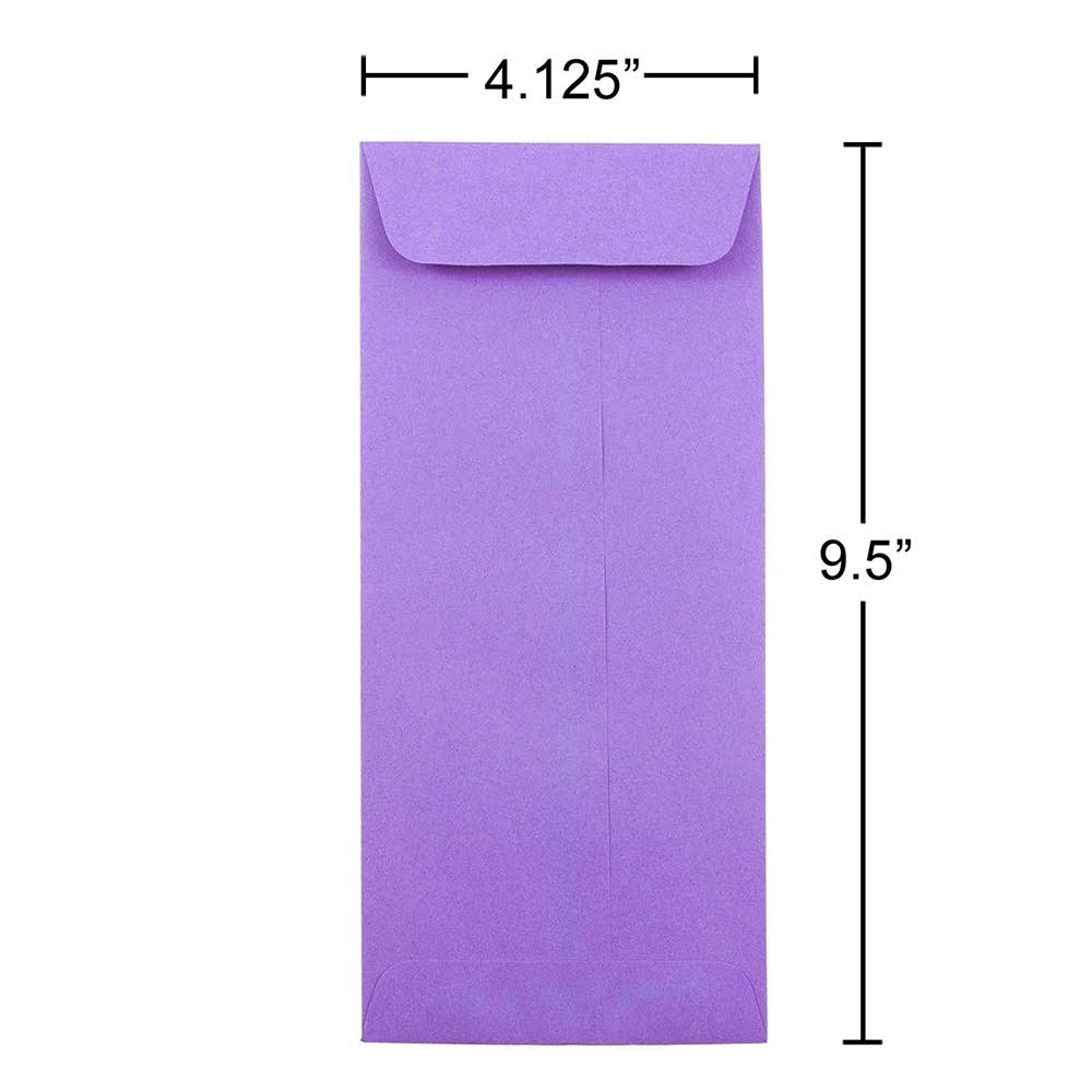 Violet 4.125 x 9.5 Policy Envelopes, 1000/Carton D366