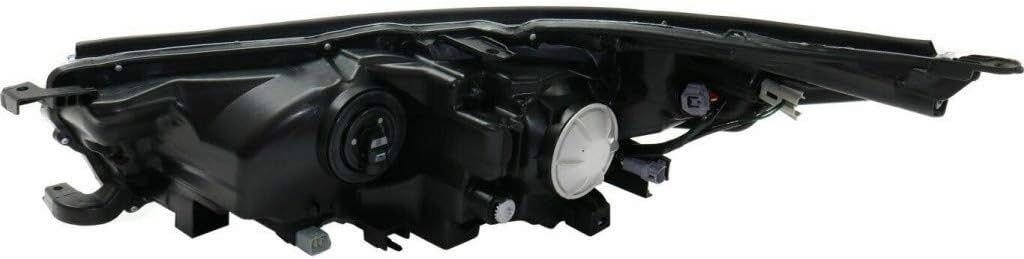 Passenger Side Headlight Assembly with Smoked Chrome Accent I6239