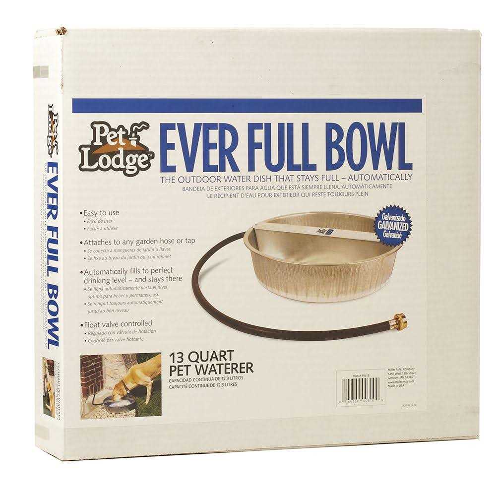Galvanized Pet Bowl L572755