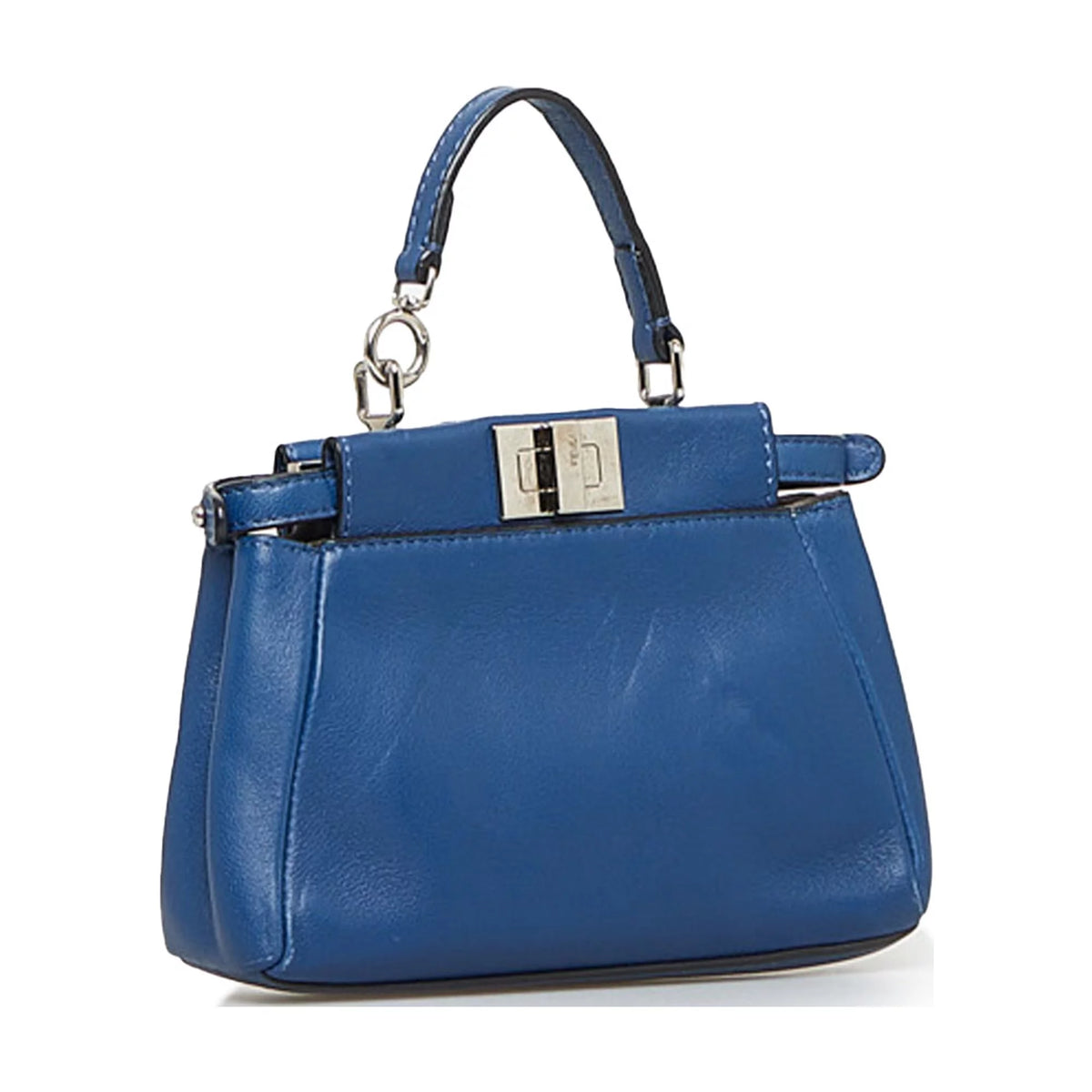 Blue Calf Leather Satchel B677
