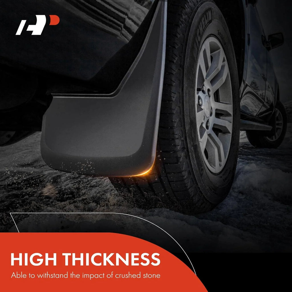 Set of 4 Mud Flaps with Hardware Kits M4295