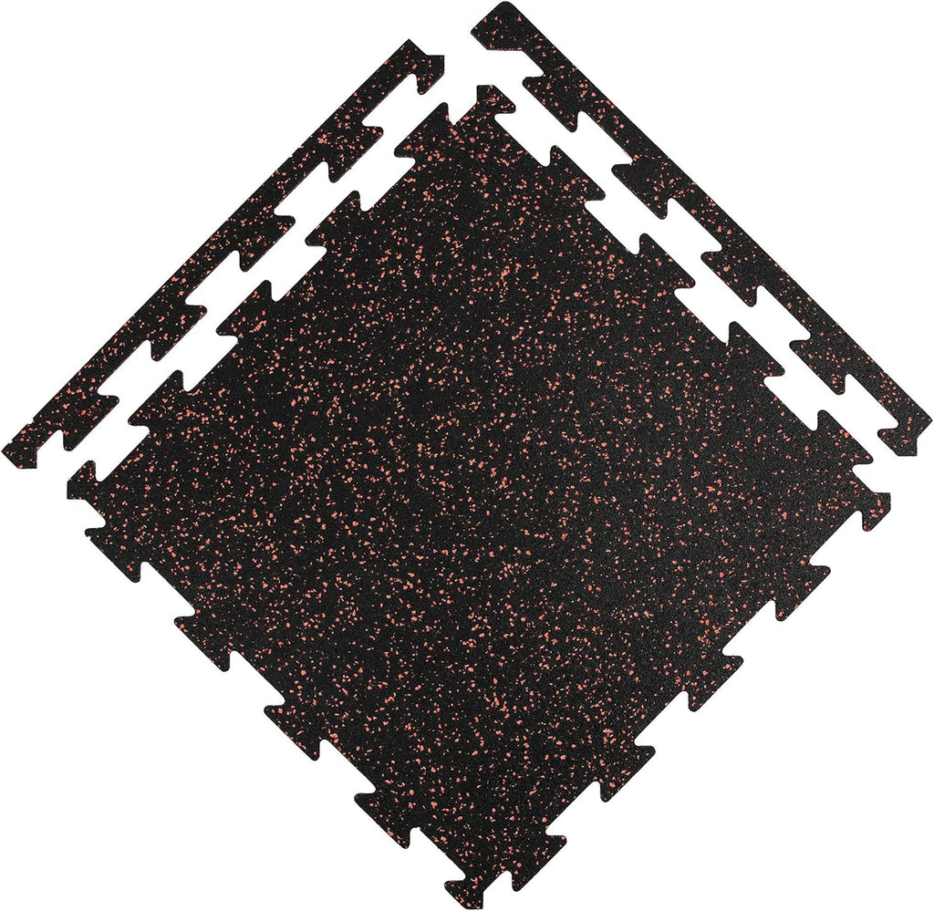 1/4 Inch Thick Eco-Lock Rubber Interlocking Floor Tiles M646