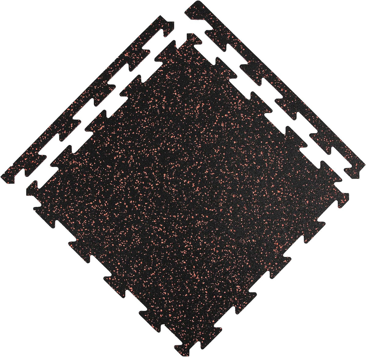 1/4 Inch Thick Eco-Lock Rubber Interlocking Floor Tiles M646