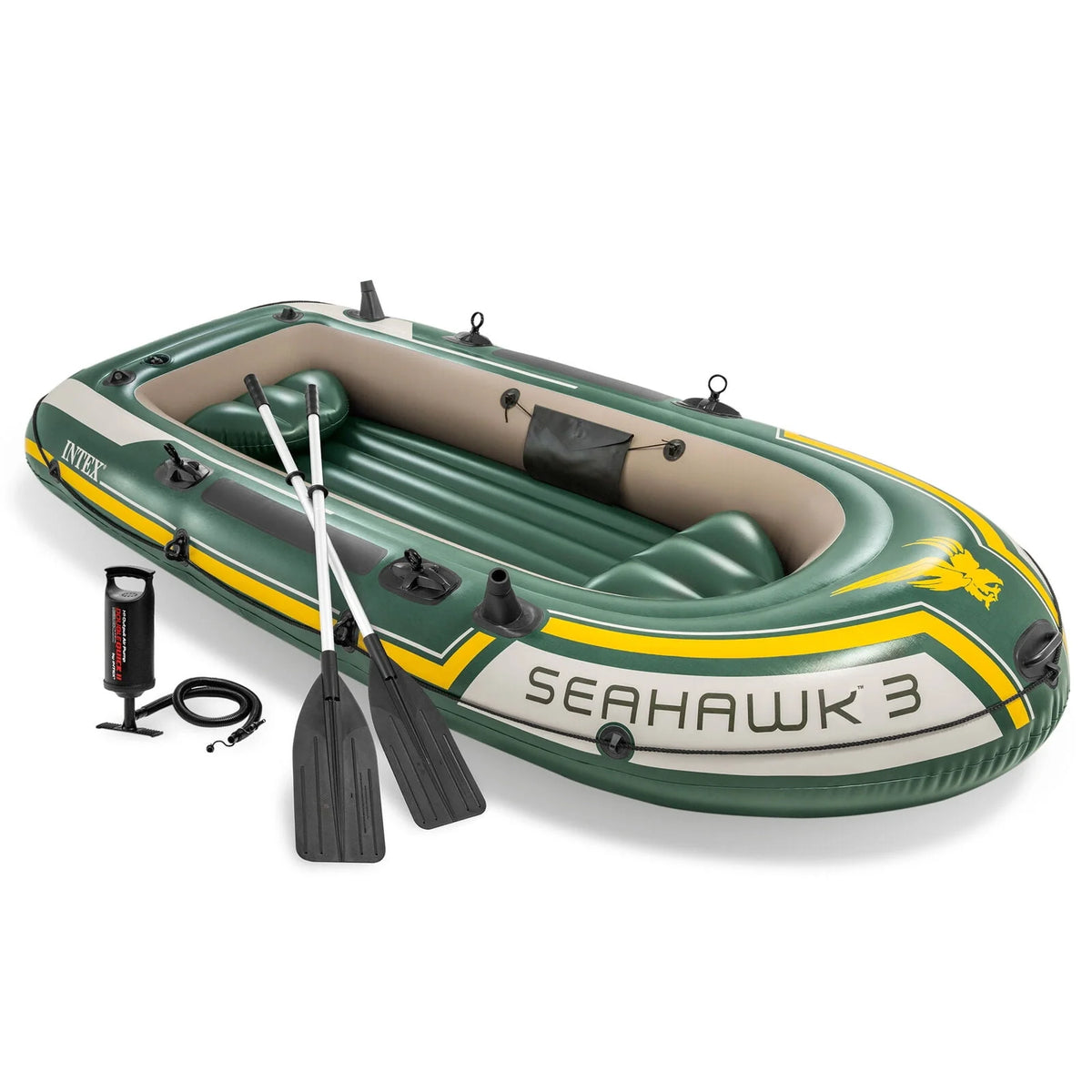 Inflatable Rafting Boat Set 3 Person with Oars and Pump S251