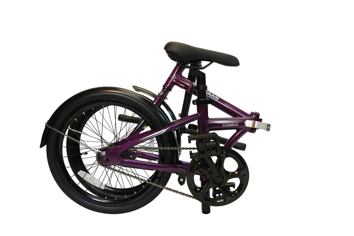Purple Lightweight Aluminum Folding Bike U676