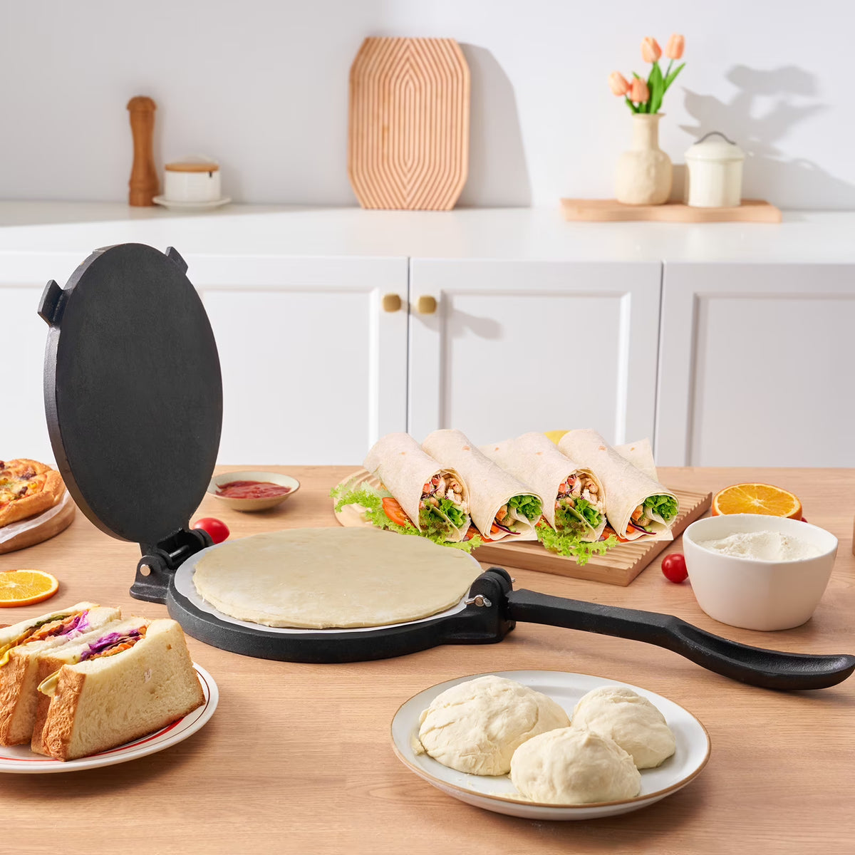 8 Inch Cast Iron Tortilla Press J65158