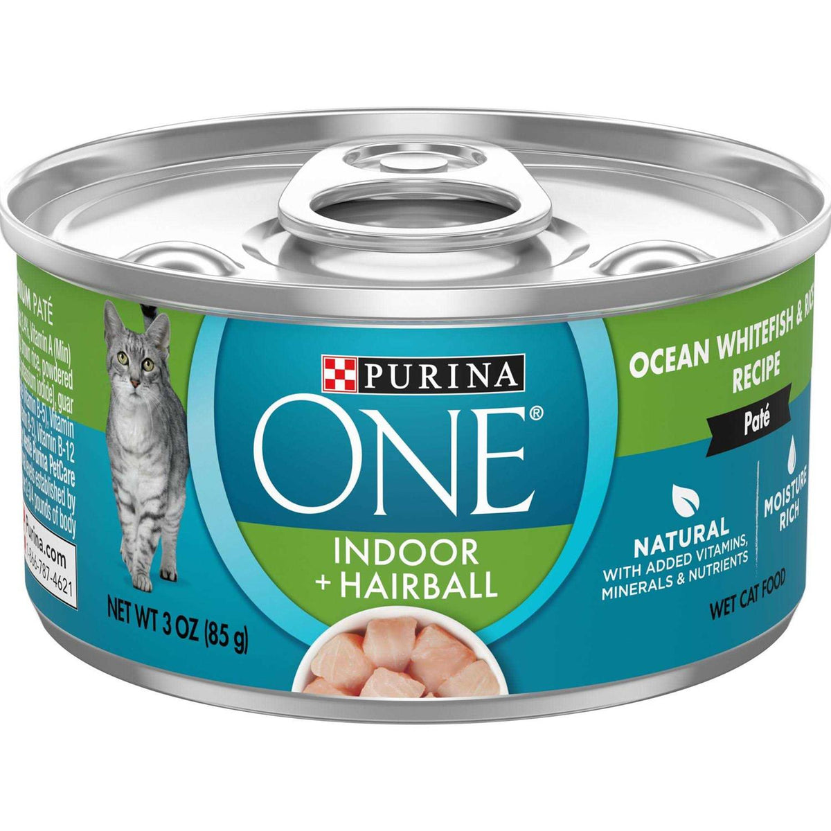 Indoor Advantage Natural Cat Food Ocean Whitefish & Rice U980