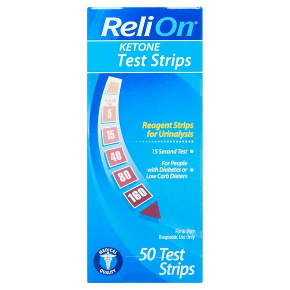 Ketone Test Strips 50 Count L9557