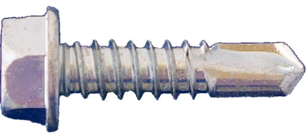 10 x 1/2 x 22 Hex Washer Head Self Drill Screws Zinc 10000ct I428583