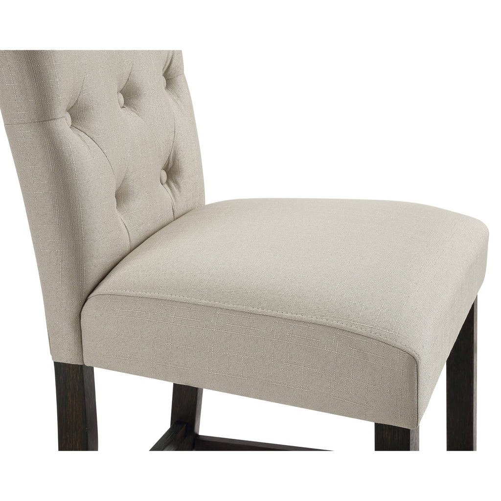 Solid Wood Tufted Barstool, Set of 2 H65257