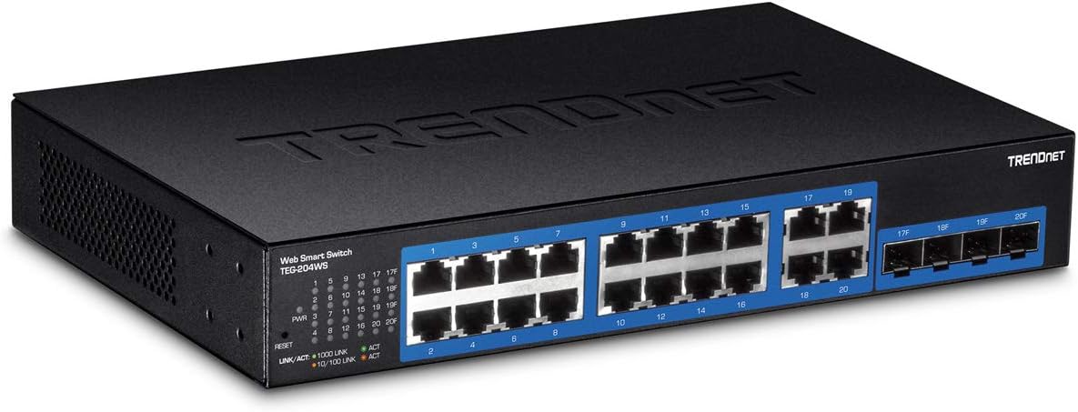 28-Port Gigabit Web Smart Switch, Black J589