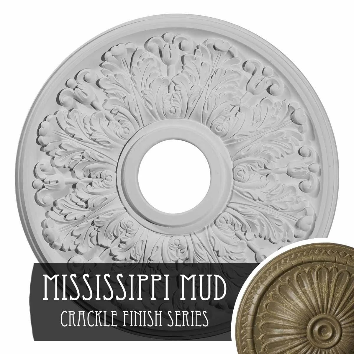 16 1/2x22OD x 3 5/8x22ID x 1 1/8x22P Ceiling Medallion R62589
