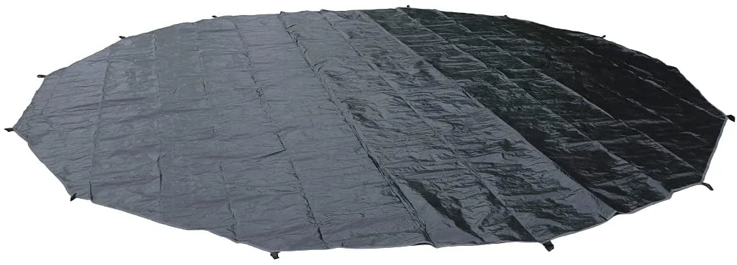 3M Outdoor Black Ultralight PE Round Mat L4282