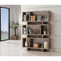 Brown Wooden Open Bookcase V648