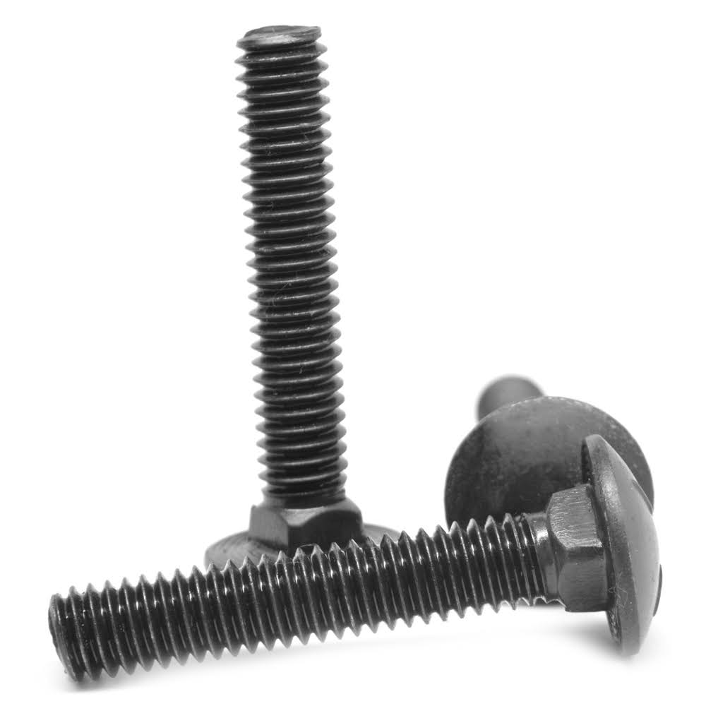1/2-13 x 9 1/2 Coarse Thread Grade 5 Carriage Bolt Medium Carbon Steel Thermal Black Oxide Pk 20 I65845