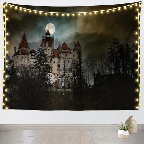 Halloween Tapestry Wall Hanging 78''Wx117''L T534351