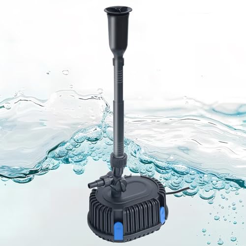 400GPH Submersible Pond Filter with Pump Fountain Kit Q909494
