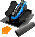 Blue Under Desk Elliptical Trainer with Adjustable Resistance G428191