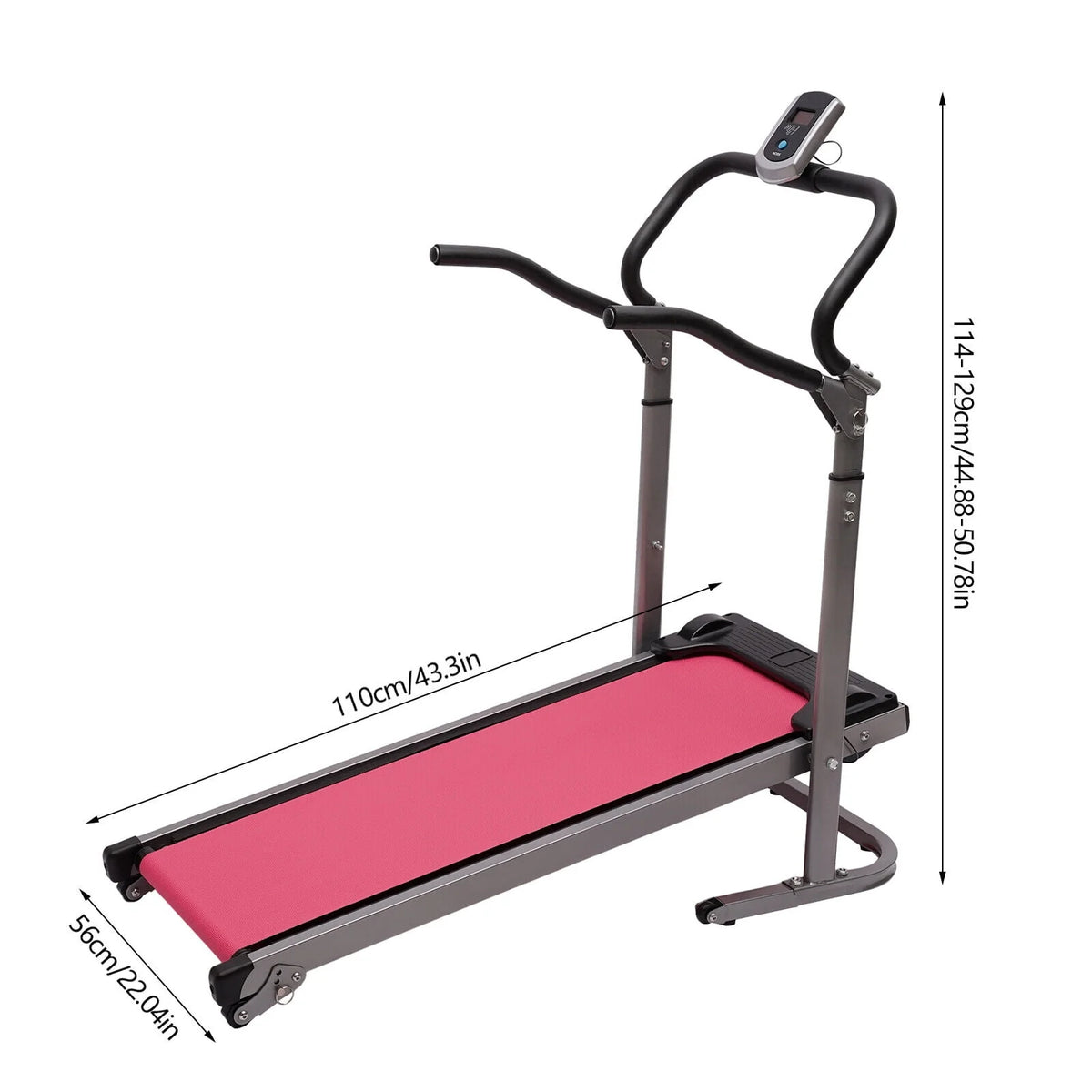 Folding Treadmill with LED Monitor N396490